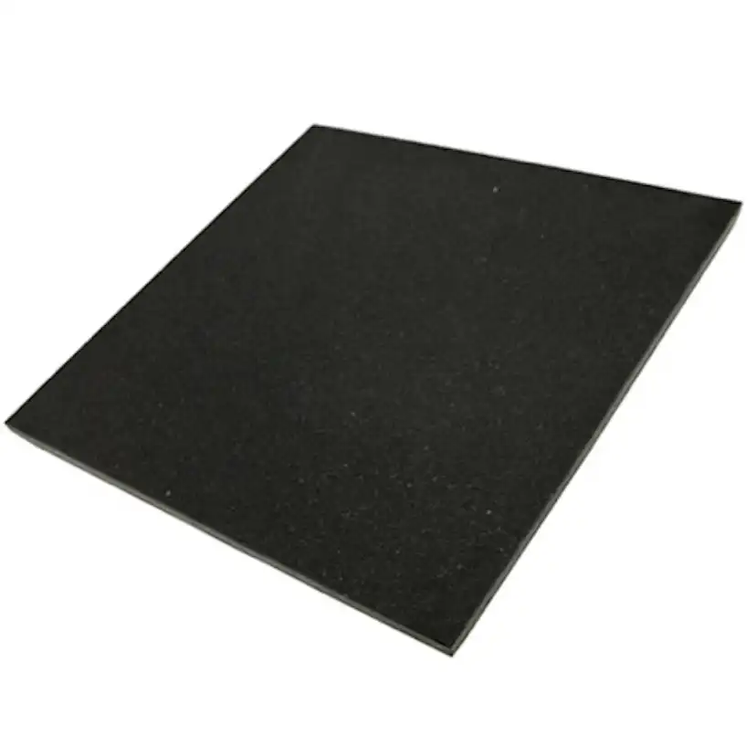 Granitplatta Stencentralen Absolute Black Matt 305x305mm
