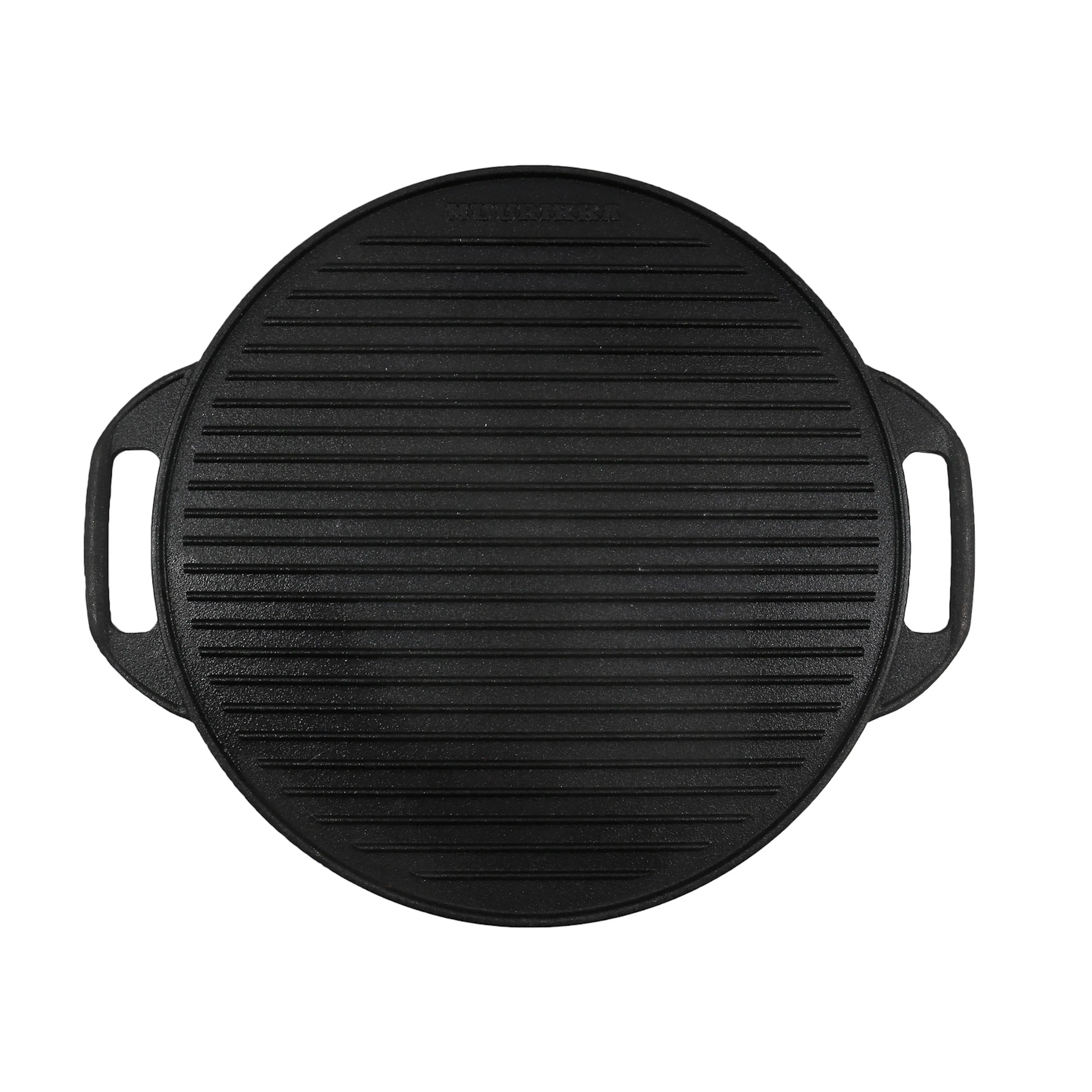 Grillpanna Muurikka Svart Gjutjärnspanna 42cm
