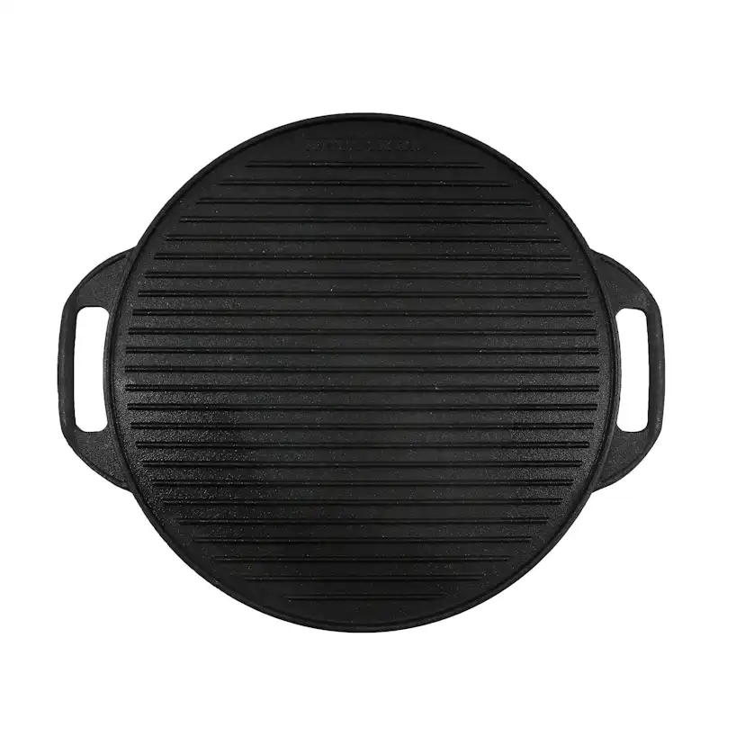 Grillpanna Muurikka Svart Gjutjärnspanna 42cm