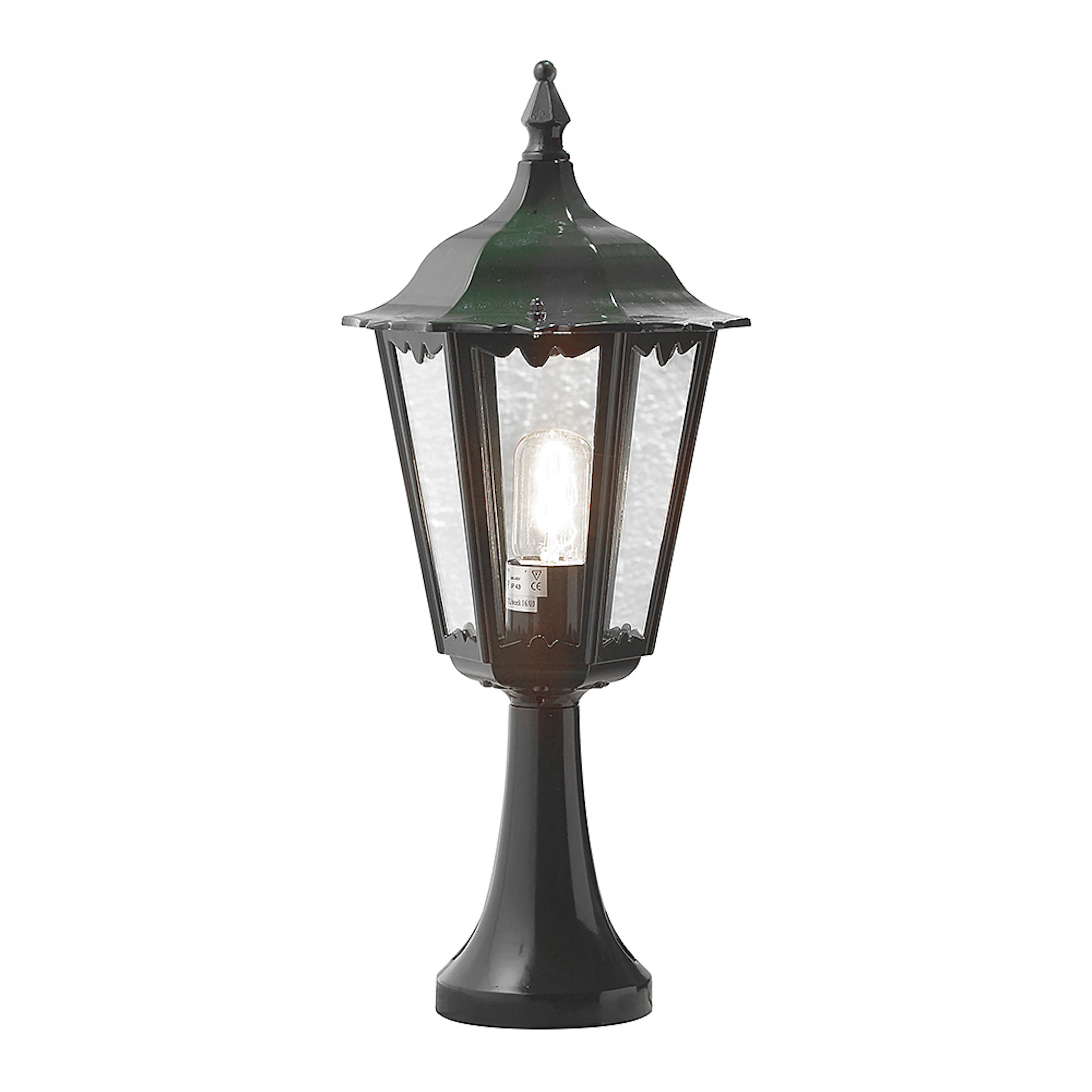 Grindstolpslykta Gnosjö Konstsmide Firenze E27 med Stolpe