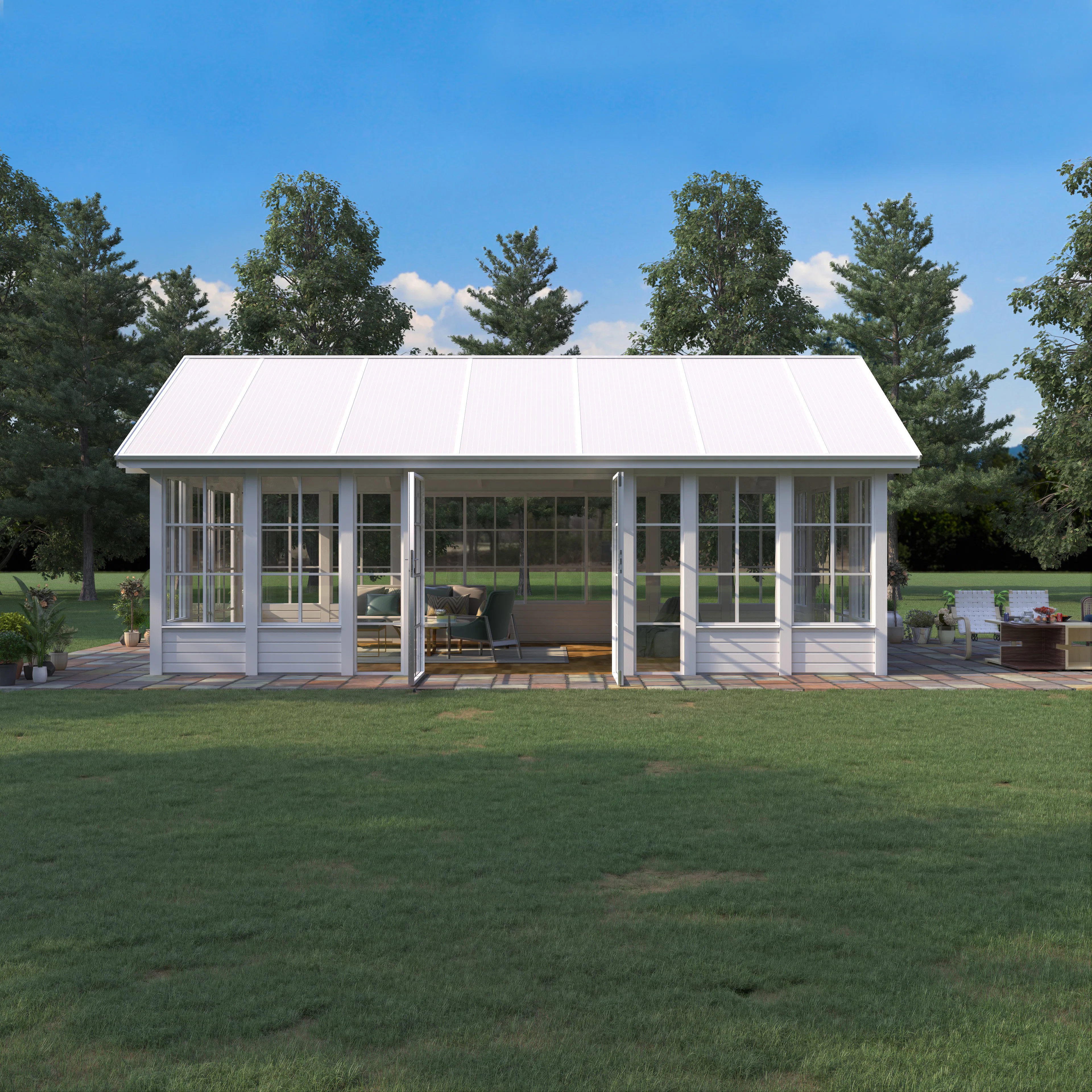 Växthus/Orangeri Landskap Grönska Sommar 30 kvm