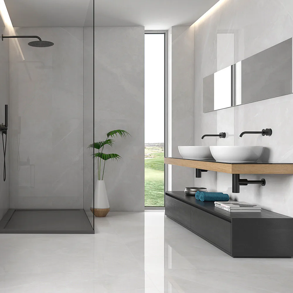 Klinker Tenfors Magda Blanco Marmor Blank 120x120 cm