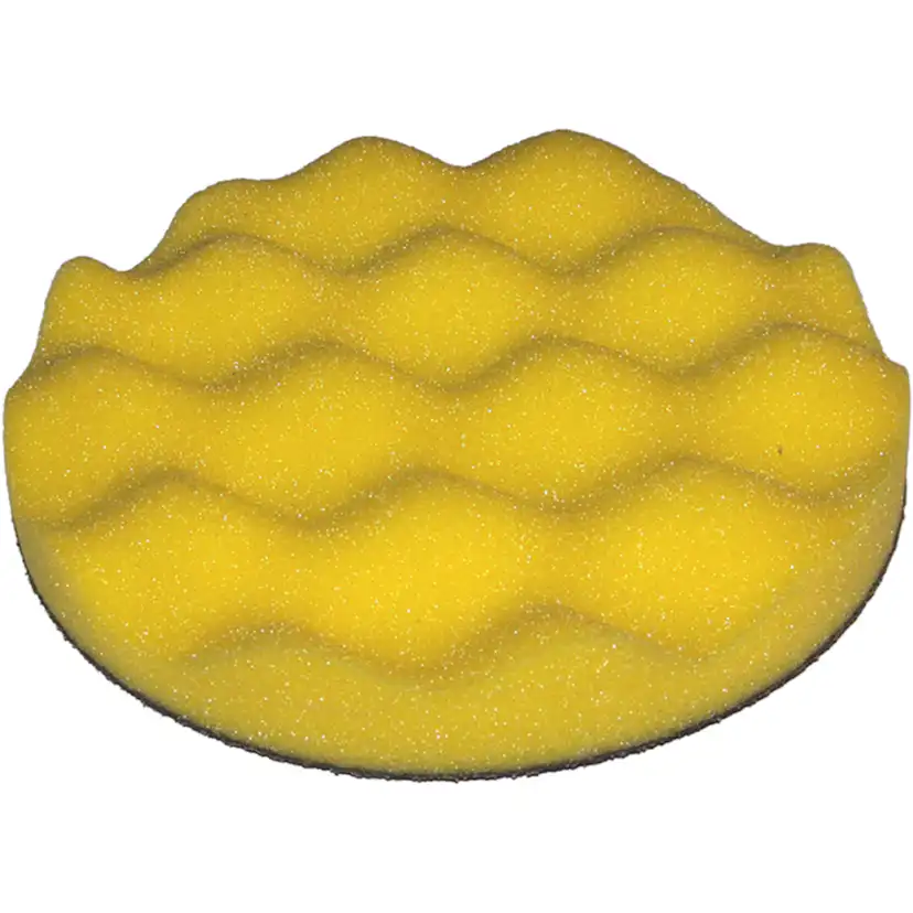 Polerrondell Turtle Wax Våfflad Gul 25x130mm