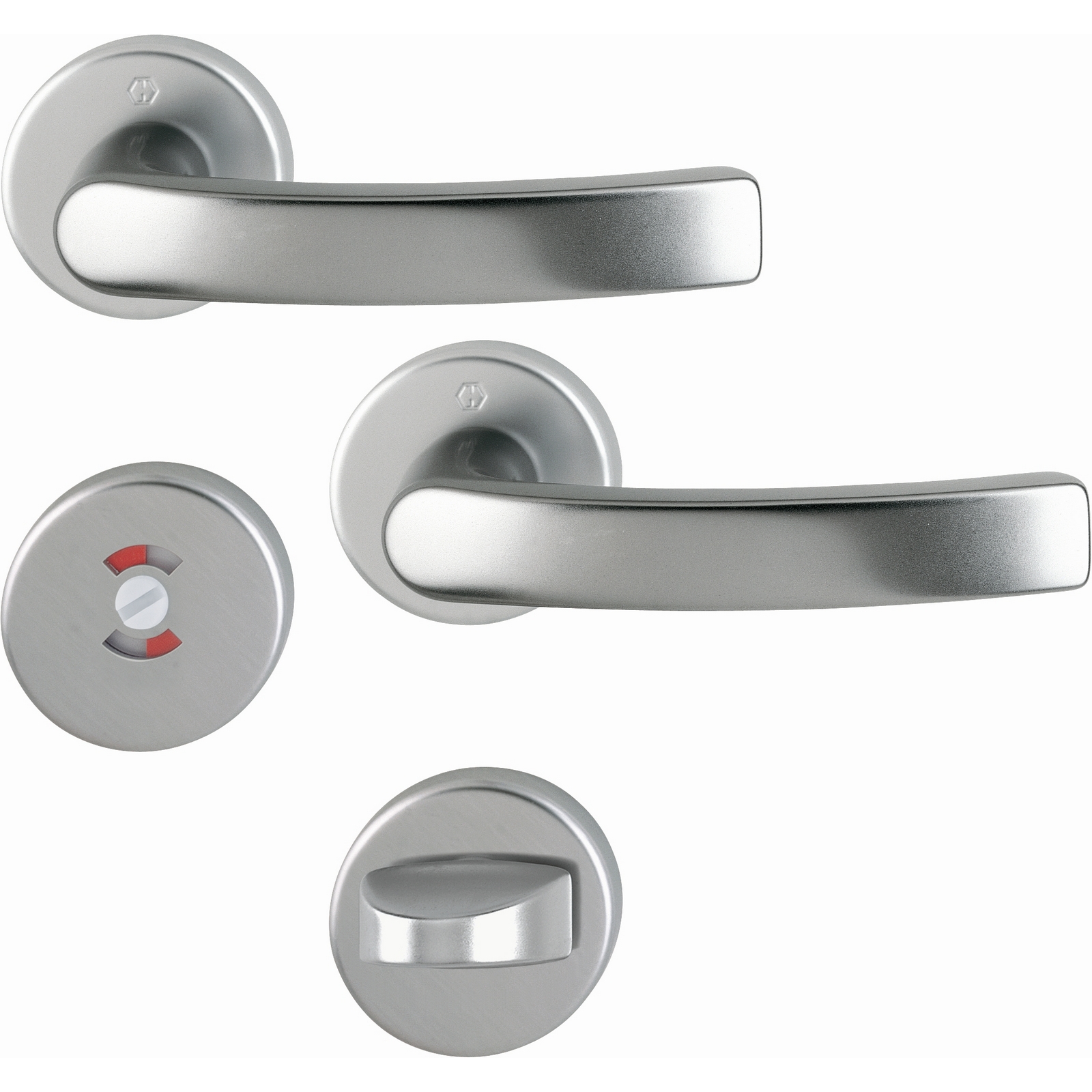 Innerdörrhandtag HOPPE Luxembourg 199 37-42 WC