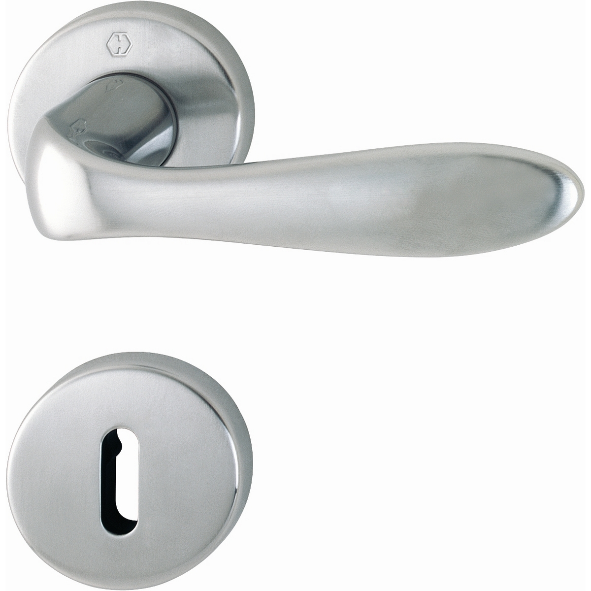 Innerdörrhandtag HOPPE Genova M1535 37-42 Nyckelskylt
