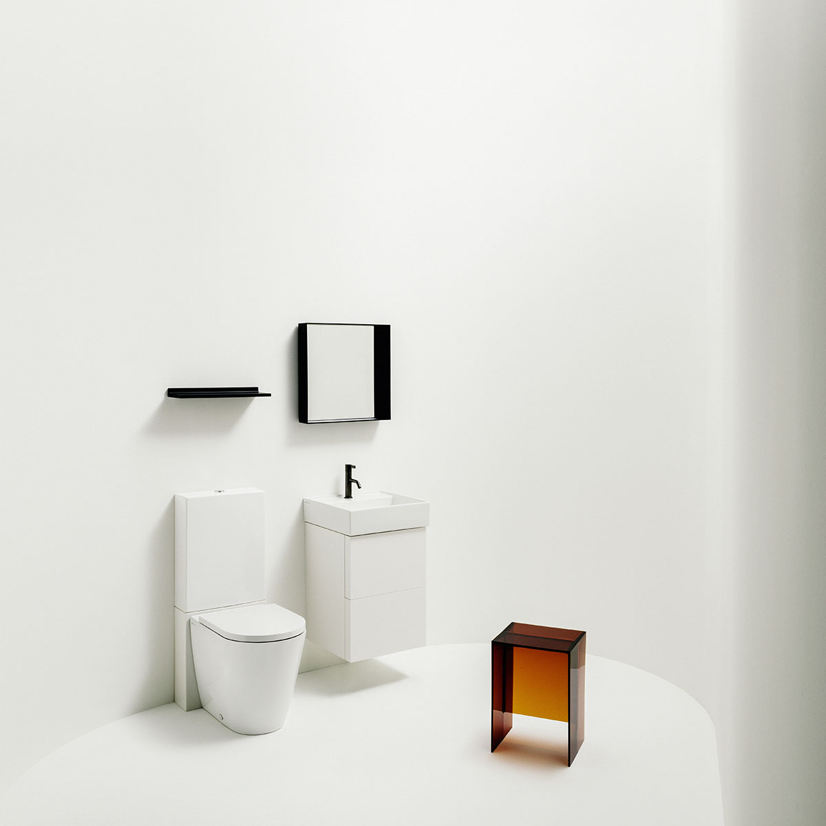 Tvättställsskåp Laufen Kartell med Två Lådor och Förvaringssystem