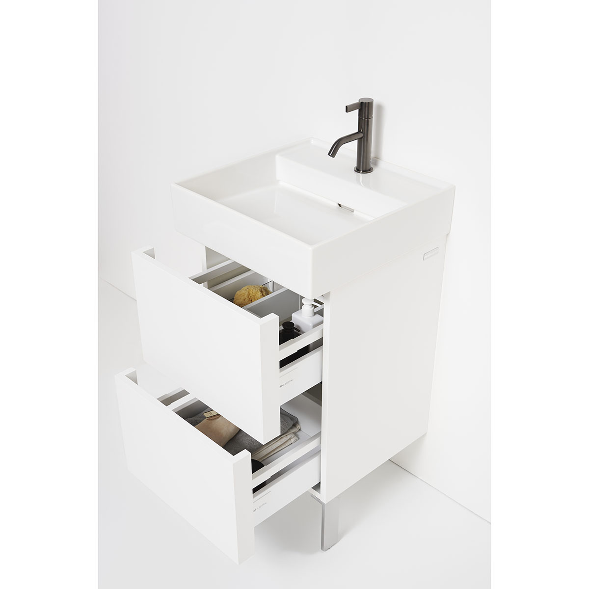 Tvättställsskåp Laufen Kartell med Två Lådor och Förvaringssystem