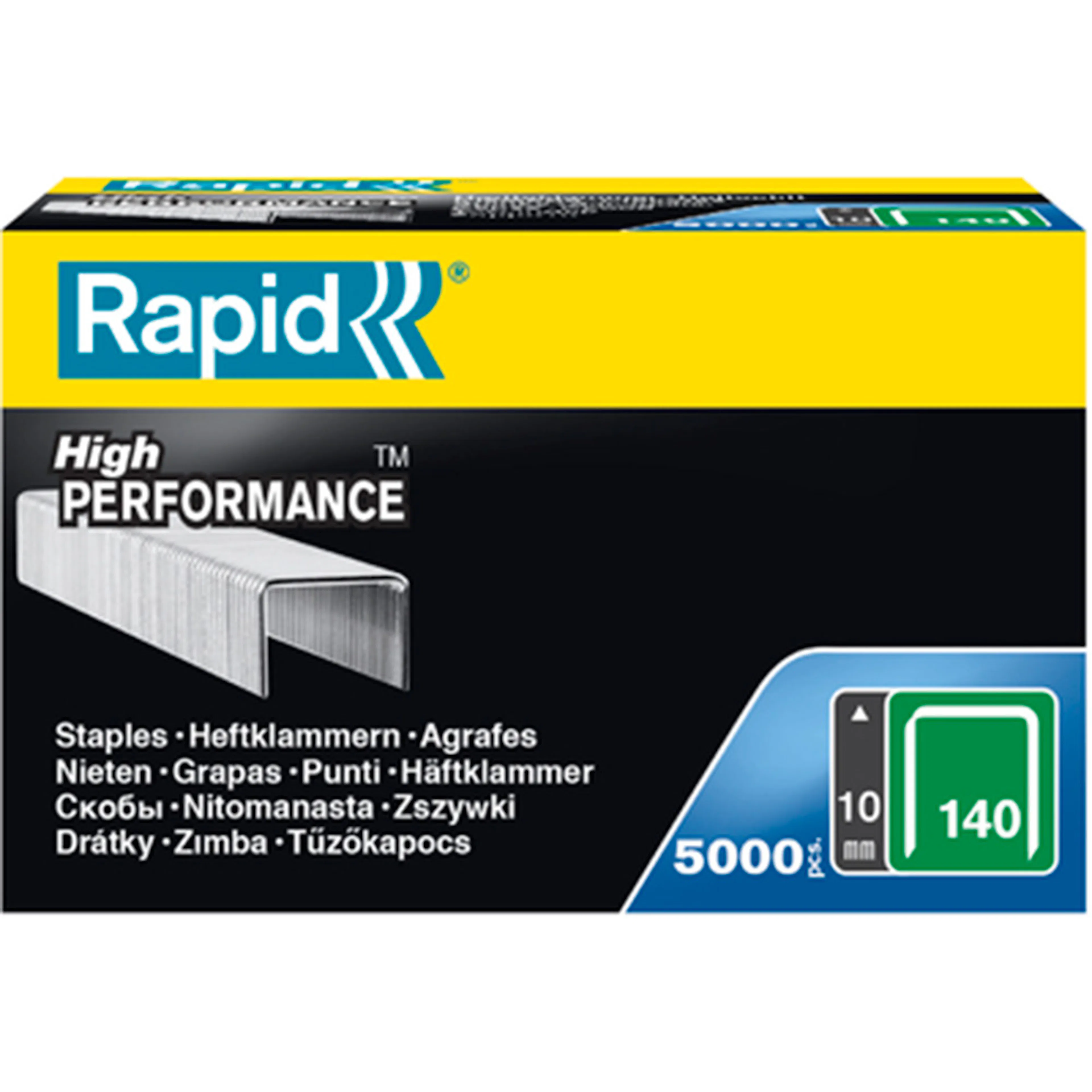 Häftklammer 10mm 140/10 5mle Pp Box