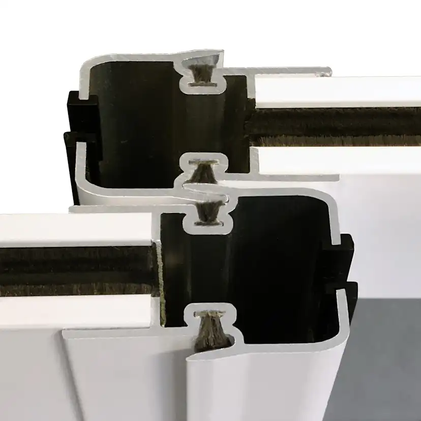 Skjutbart Dörrparti 2-Delad Halle Primolux