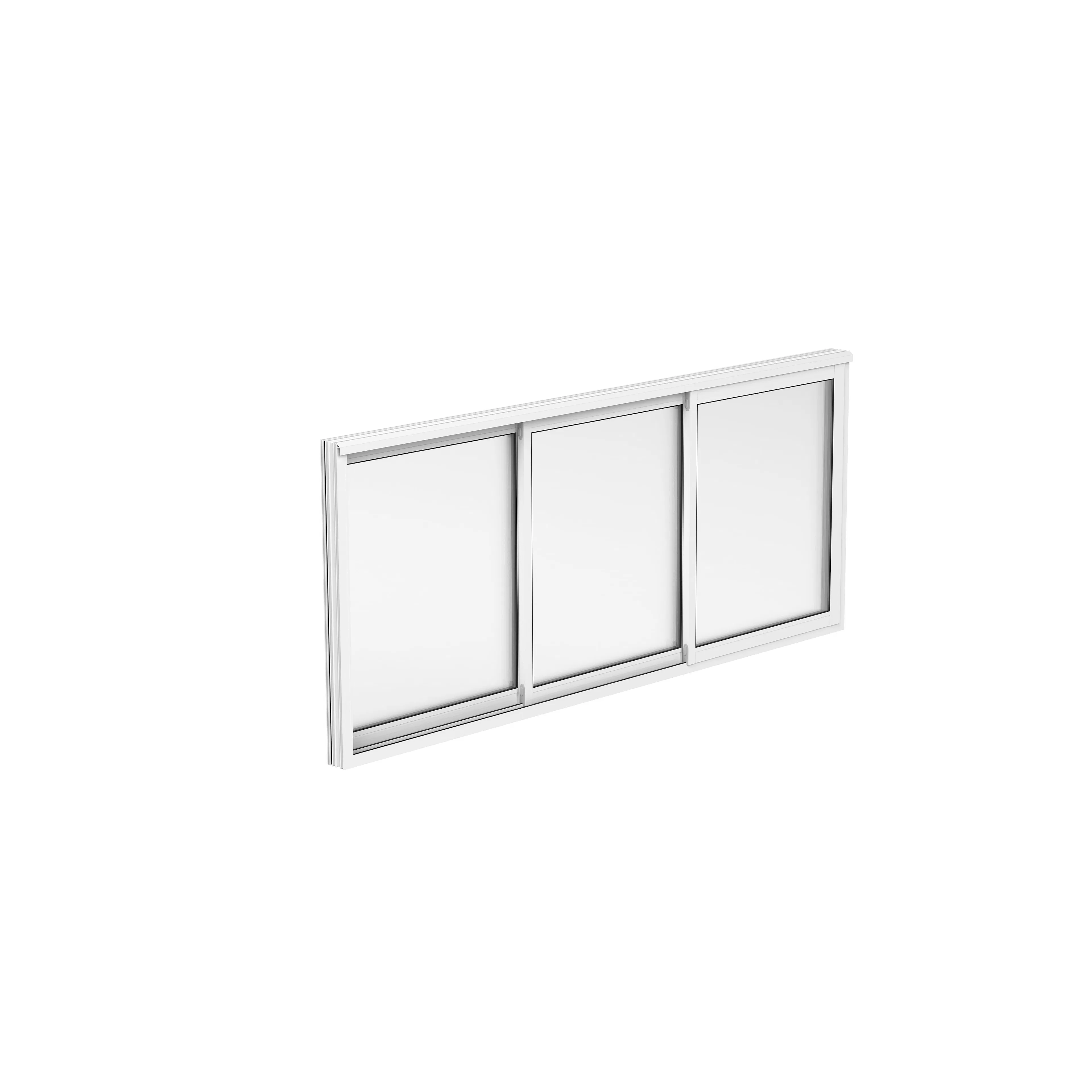 Skjutbart Fönsterparti Halle Thermo 3 Fönster Vit