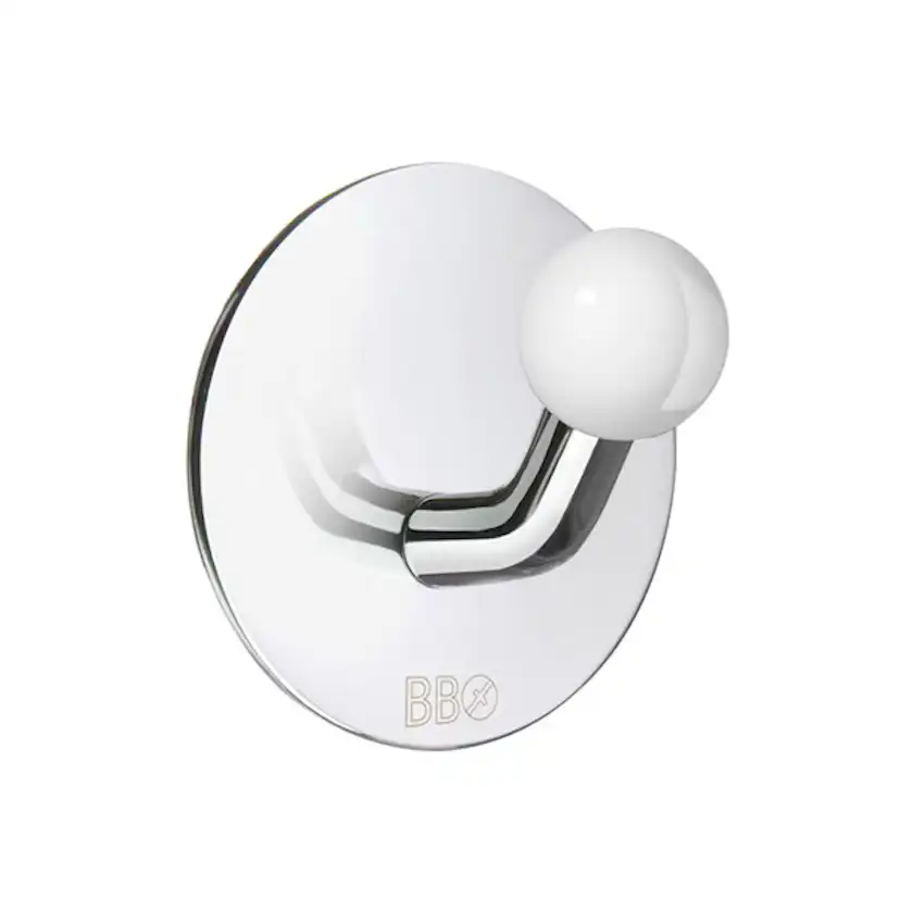 Handdukskrok Beslagsboden BK1085 Rostfri/Vit