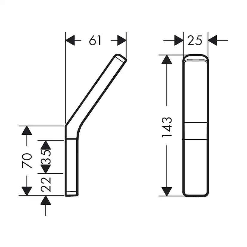 Handdukskrok Axor Universal Accessories