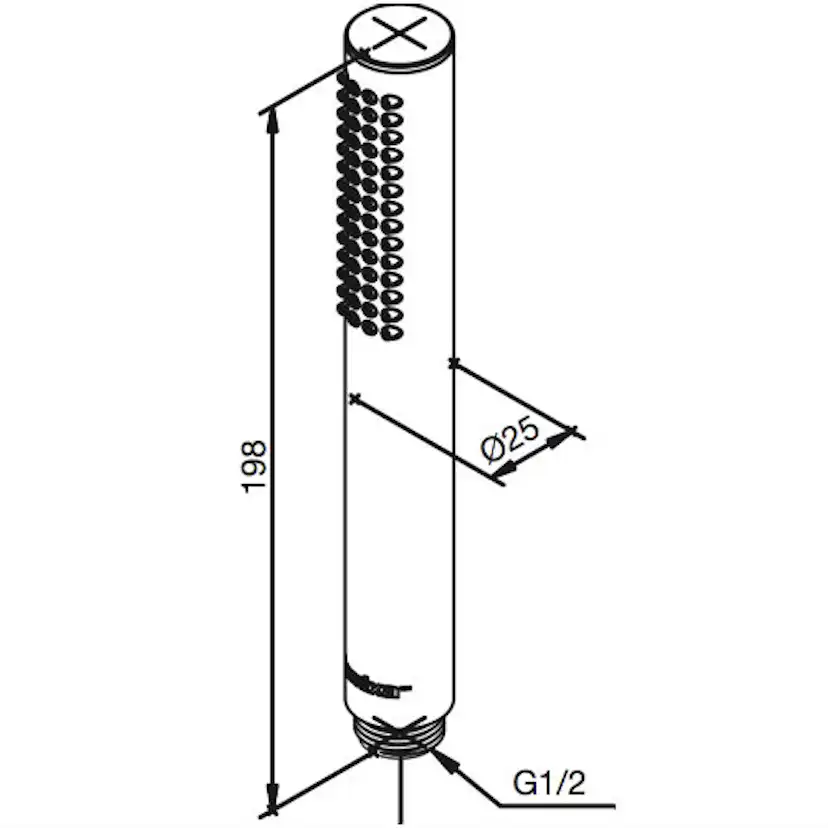 Handdusch Damixa Tube med En Duschfunktion