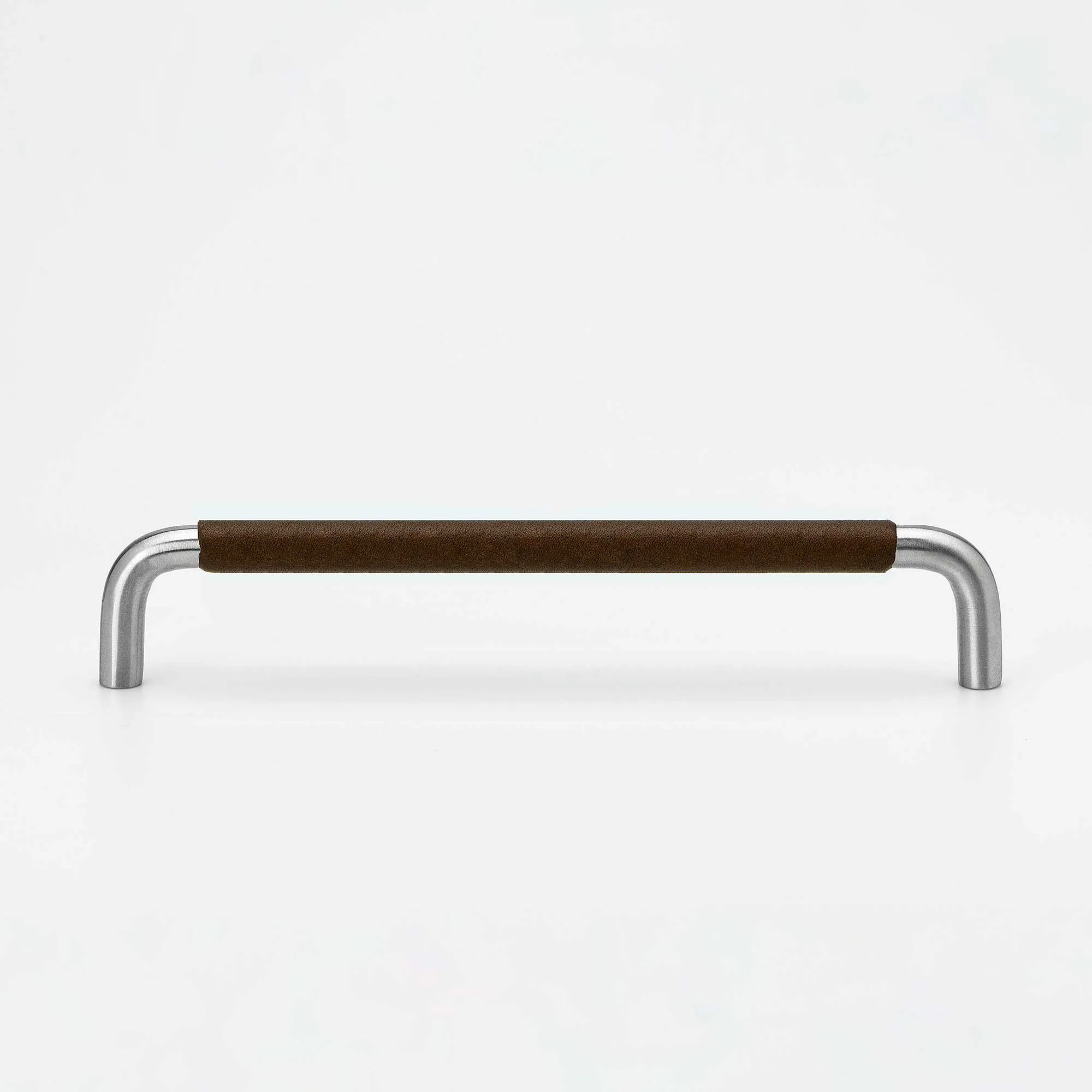 Handtag Beslag Design SS-A Läderlindad Brun