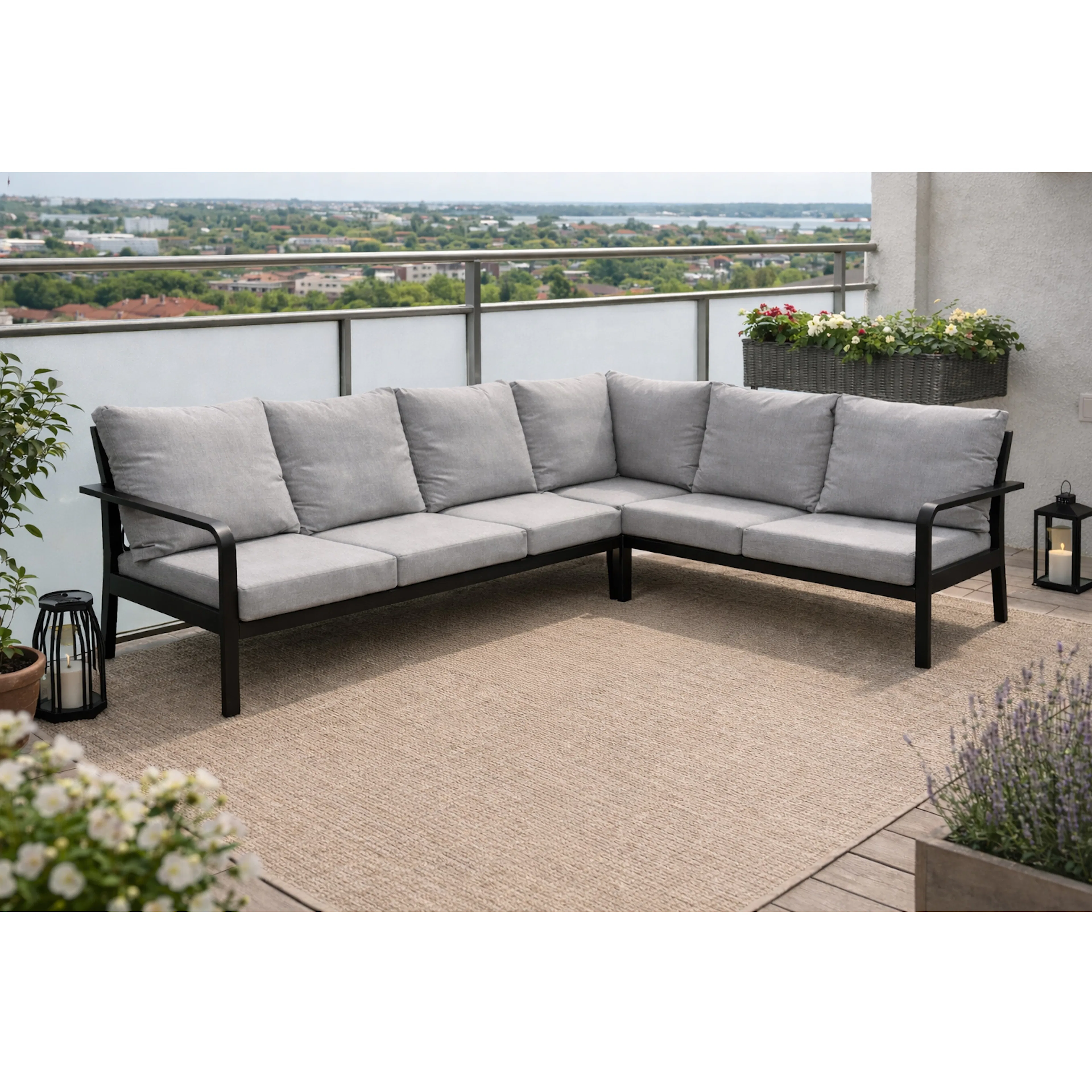 Hörnsoffa Hillerstorp Hånger Svart