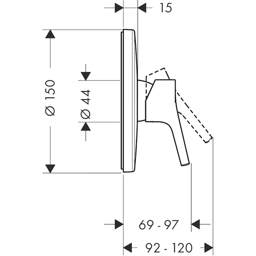 Duschblandare Hansgrohe Talis S Soft