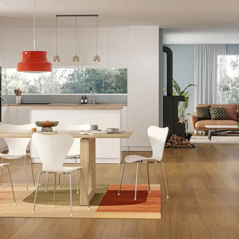 Trägolv Bjelin Härdad Ek Skogen 3.0 M Mattlackad 1-stav