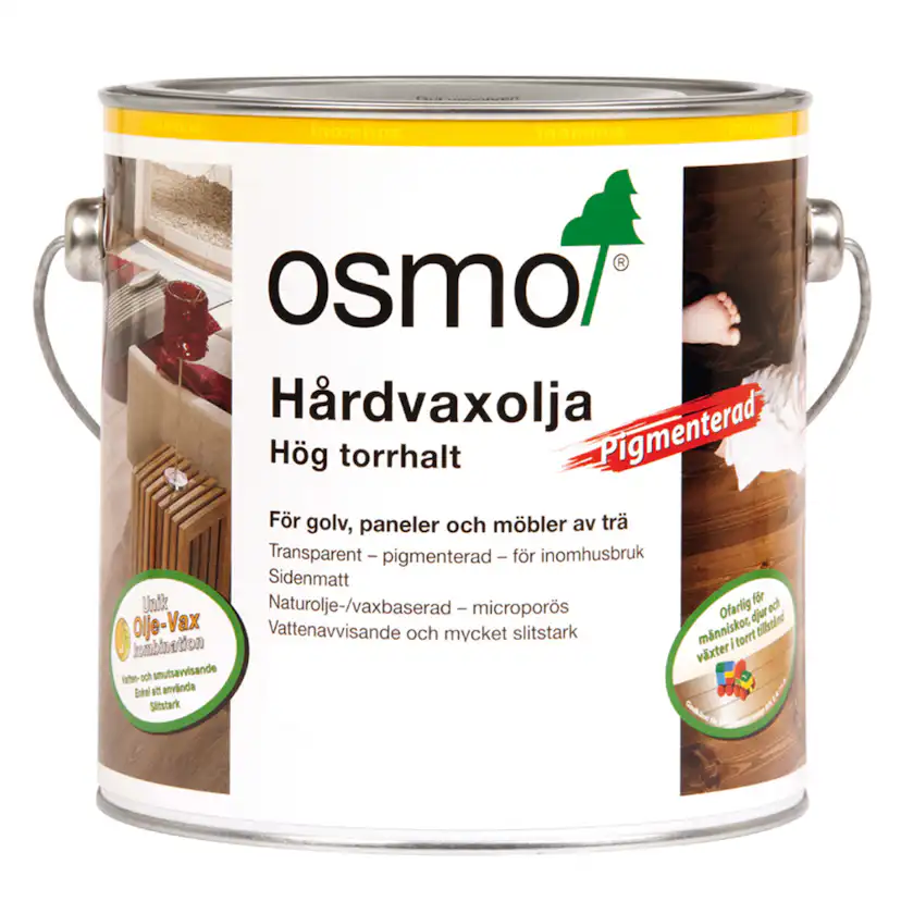 Hårdvaxolja Osmo Pigmenterad Vit