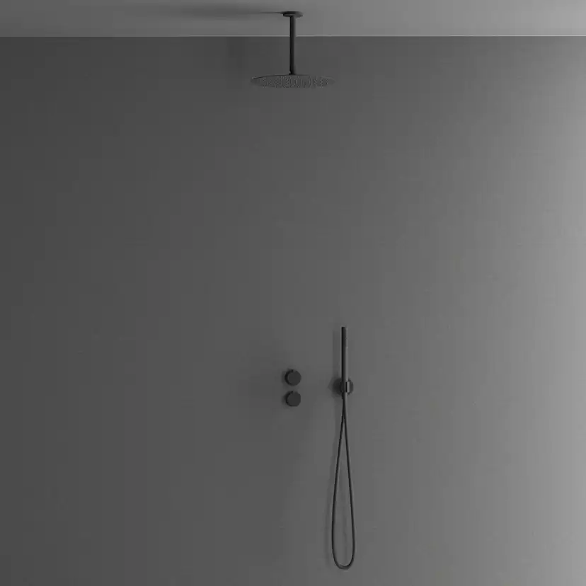 Takduschset Scandtap Steel Harmonized 2Z för Inbyggnad