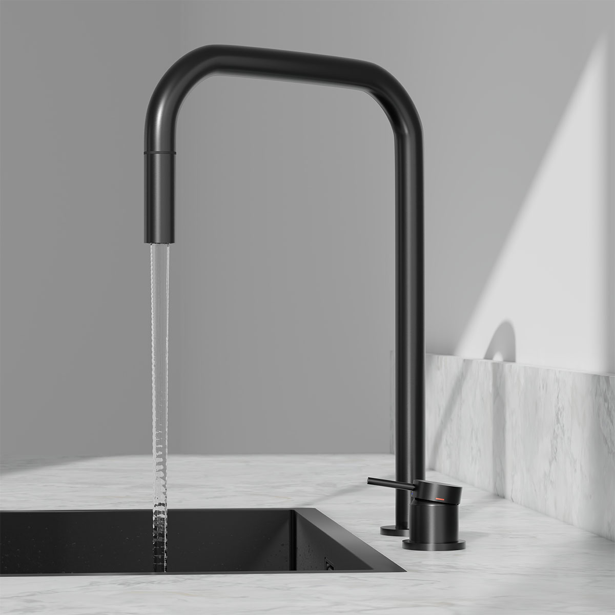 Köksblandare Scandtap Harmonized K2P Square