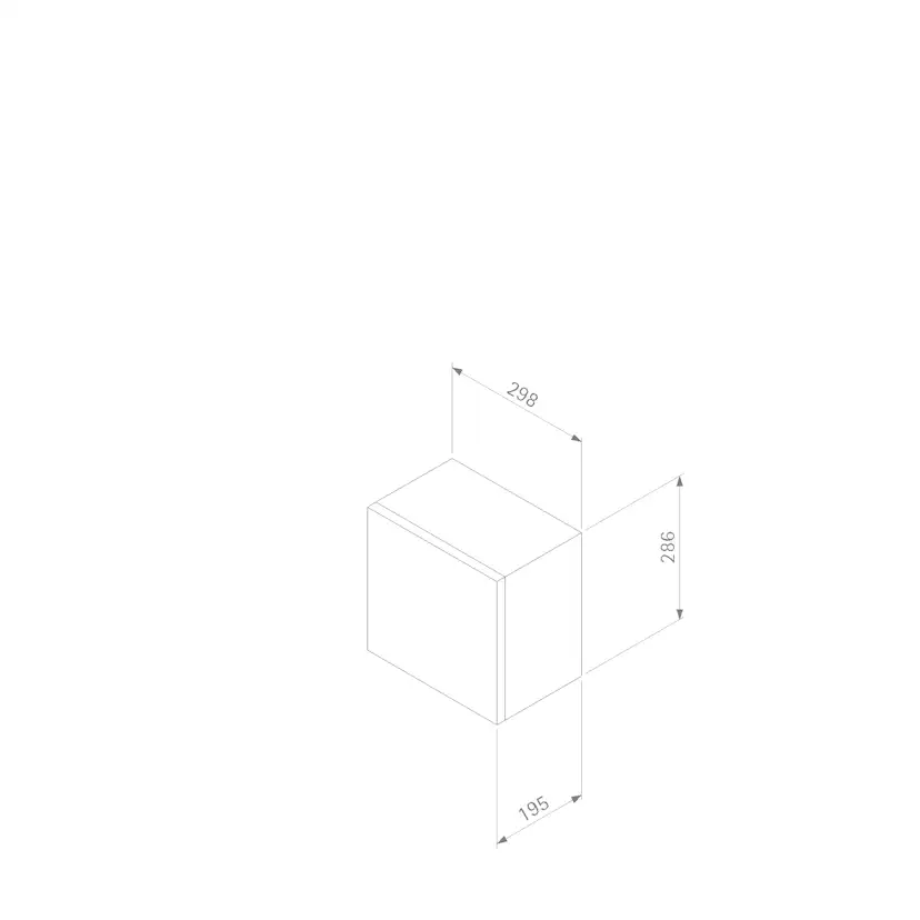Väggskåp Ballingslöv OA303C Hideaway