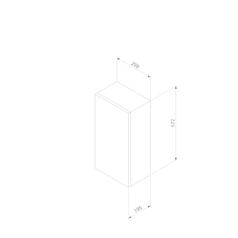 Väggskåp Ballingslöv OA30H Hideaway