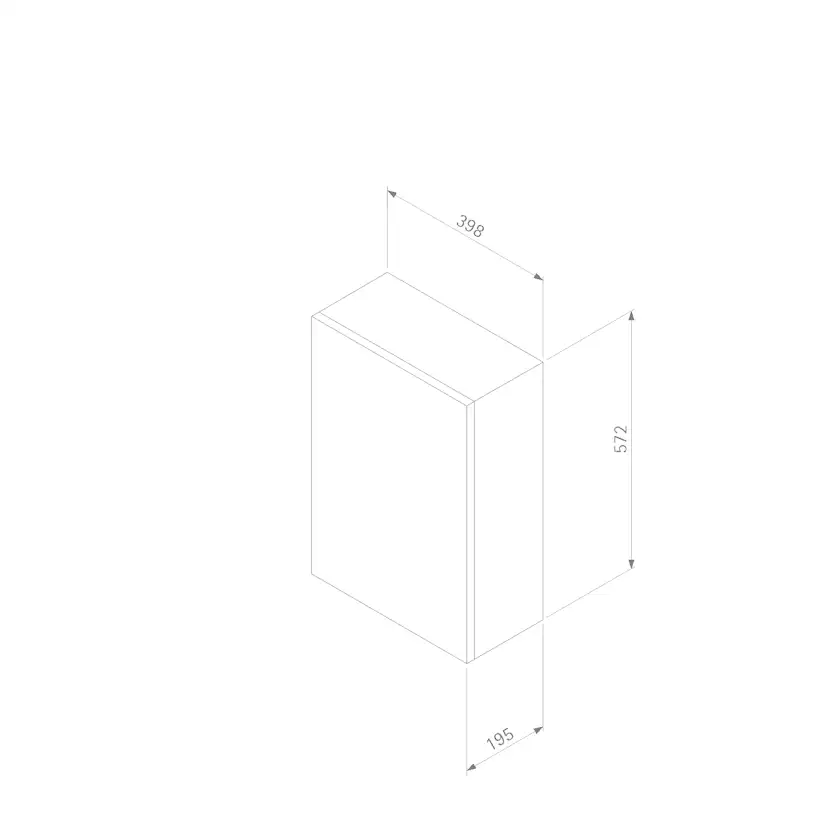 Väggskåp Ballingslöv OA40H Hideaway