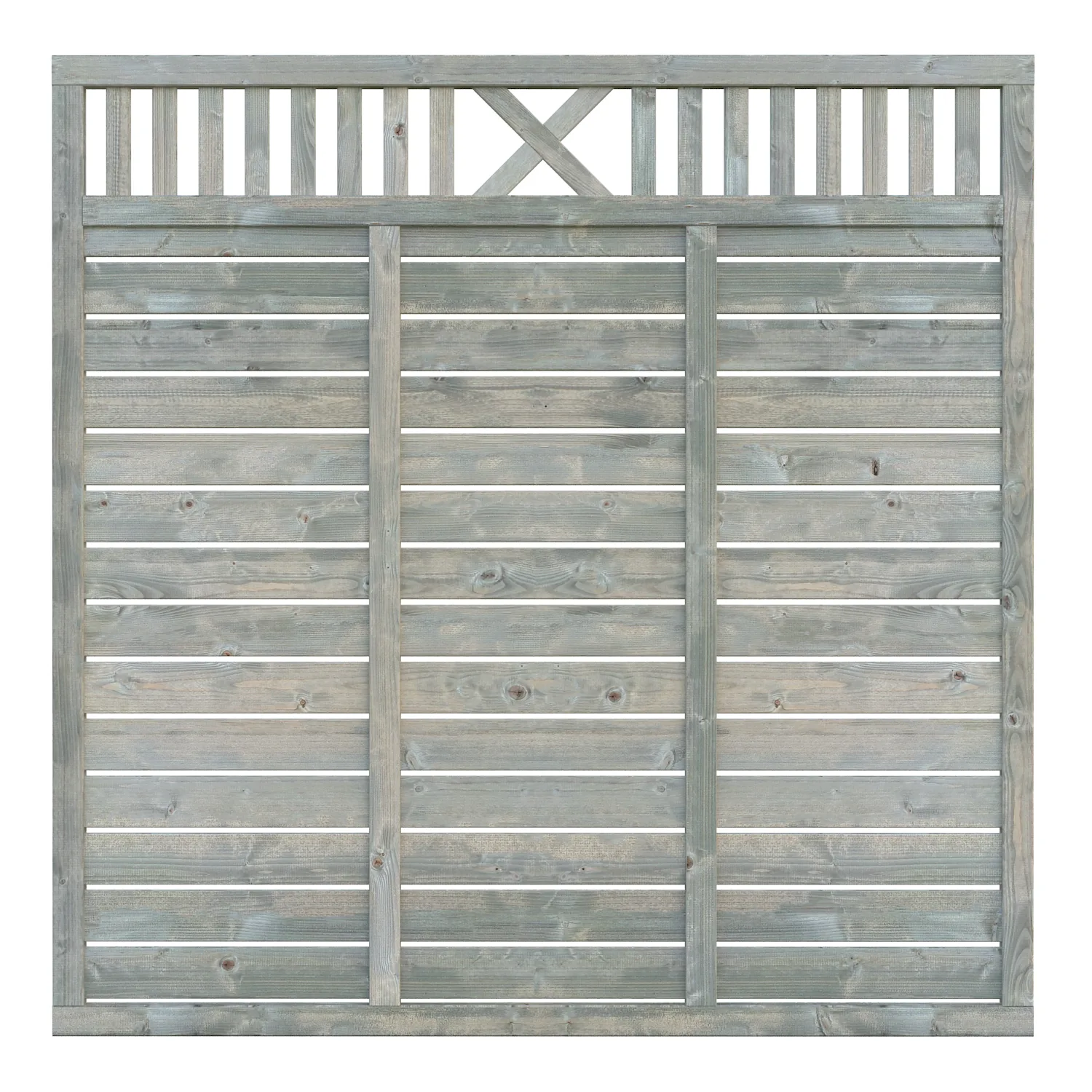 Grå tryckimpregnerad