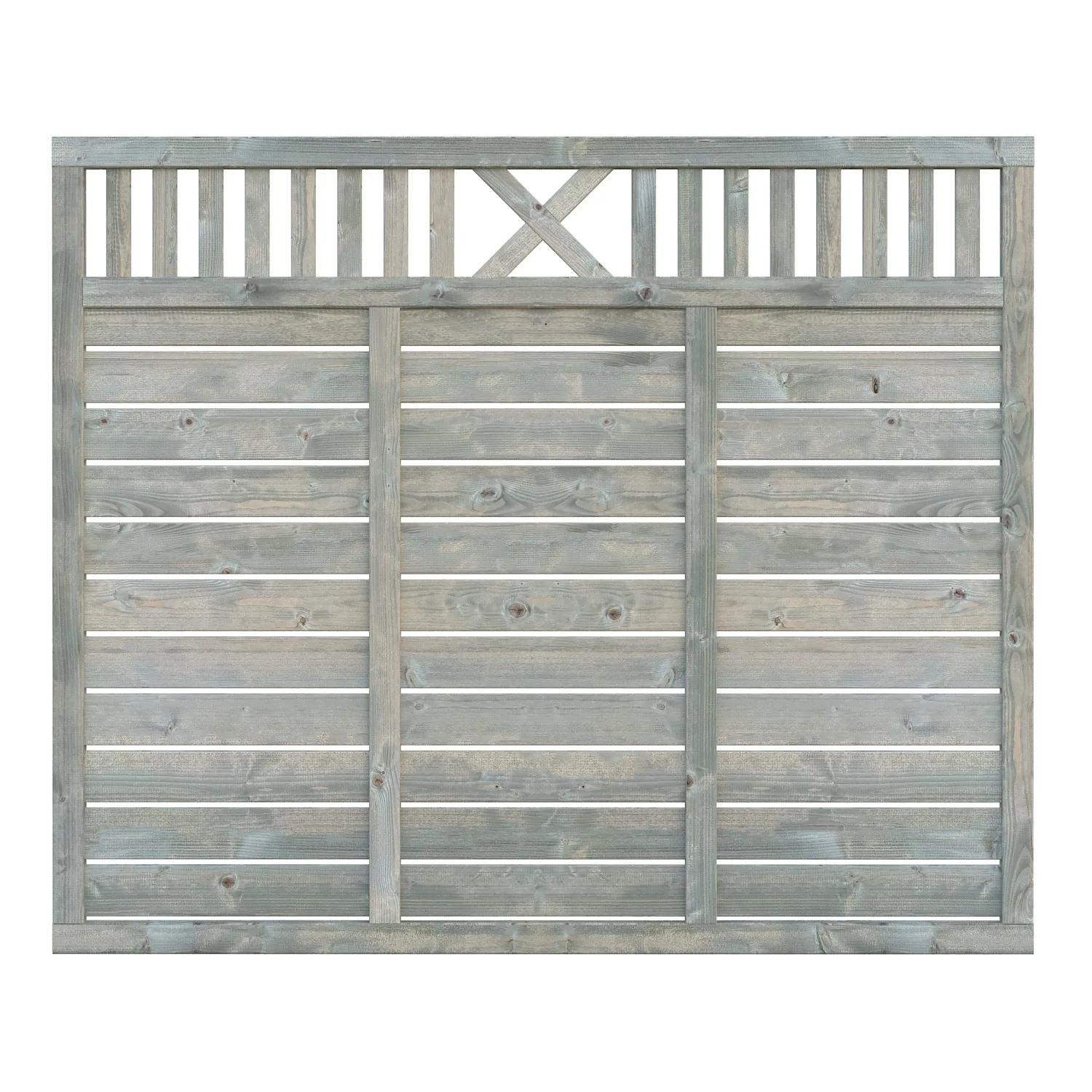 Grå tryckimpregnerad