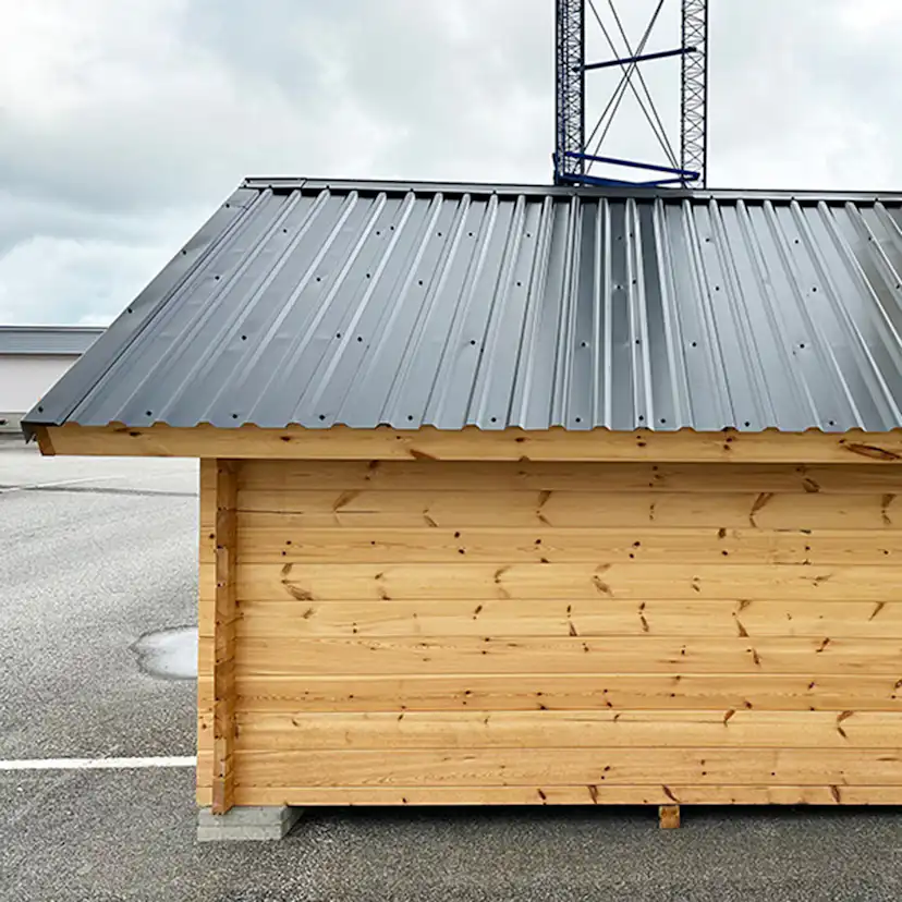 Plåttakspaket LP Garden För Timmerlada S20 R-20