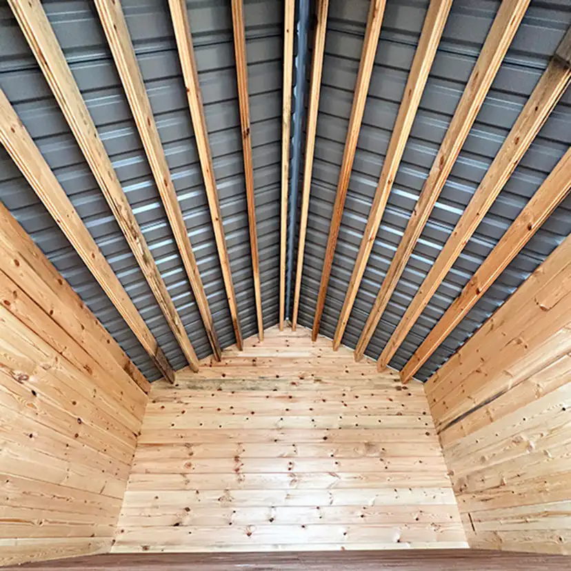 Plåttakspaket LP Garden För Timmerlada U16 R-20