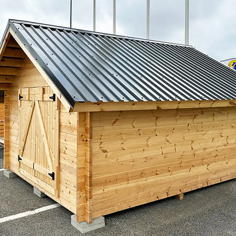 Plåttakspaket LP Garden För Timmerlada S25 R-20