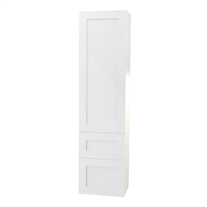 Högskåp Miller Badrum London med Dörrförvaring & 2 Lådor