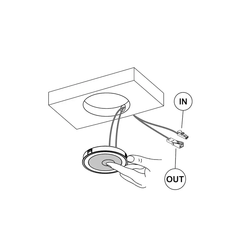 LED-spot Beslag Design Holl TDM D-M 24V/4,5W
