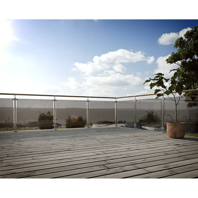 Hörnstolpe Jabo till Glasräcke Bertil