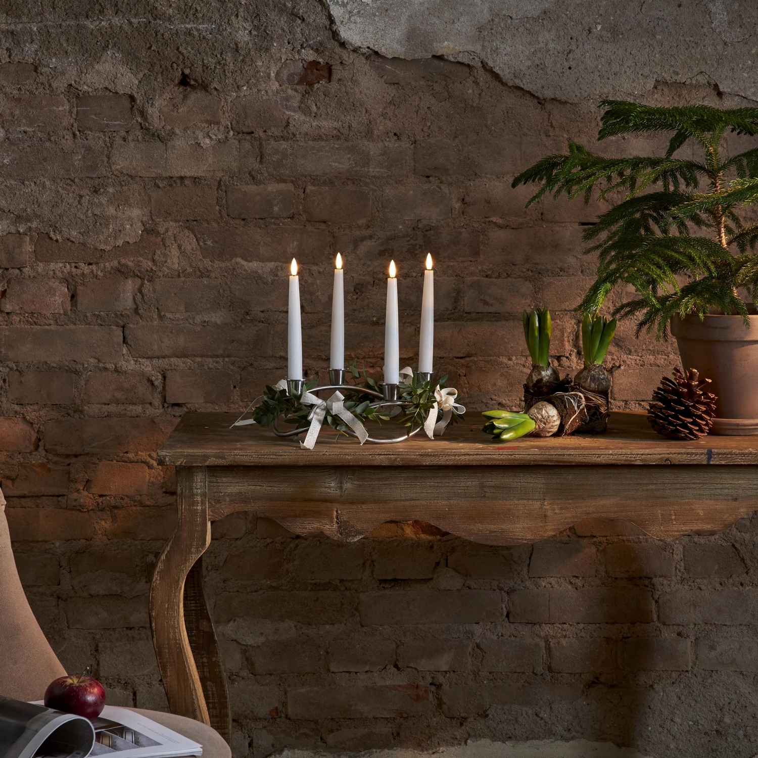 Antikljus Star Trading Flamme 4-pack