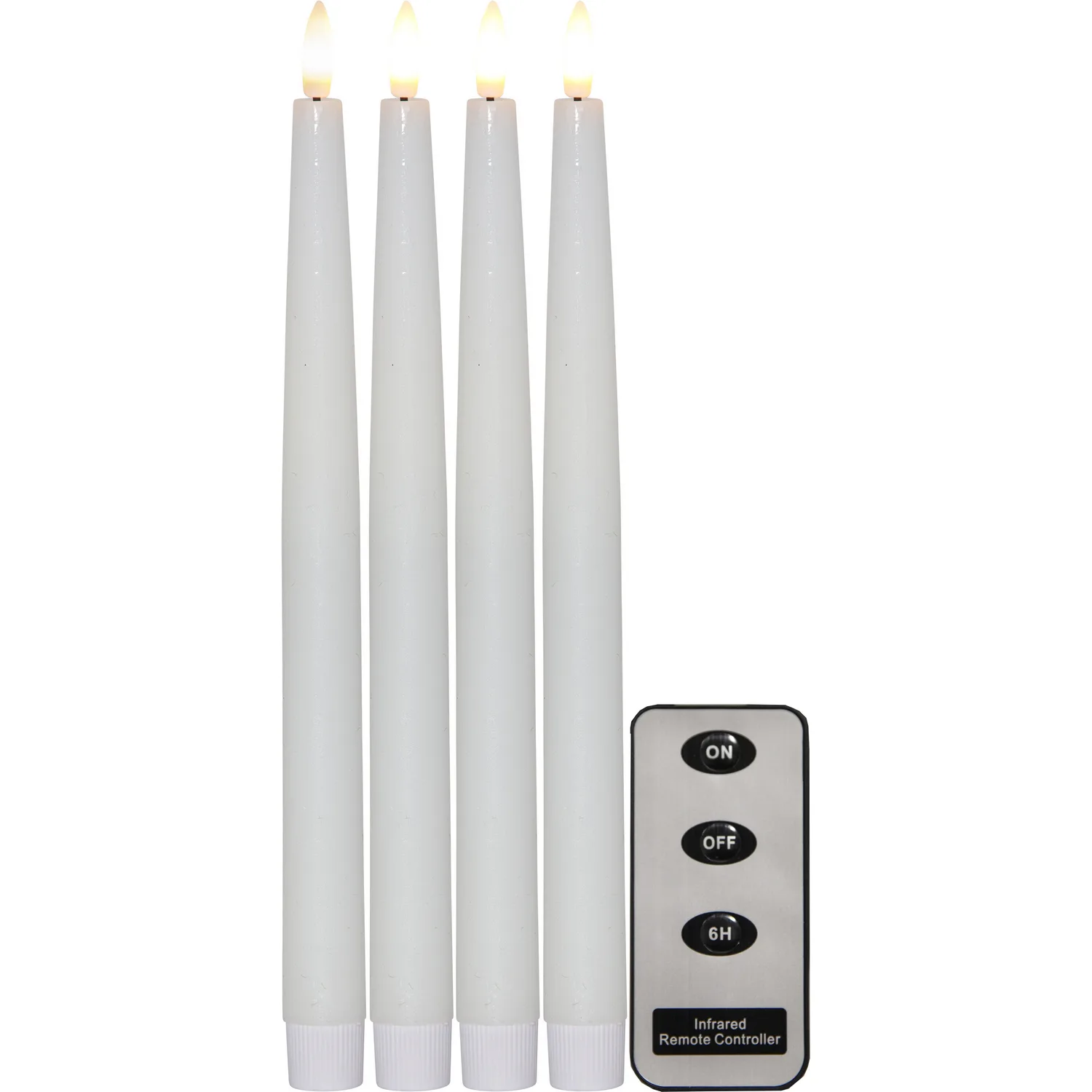 Antikljus Star Trading Flamme 4-pack 28,5 cm