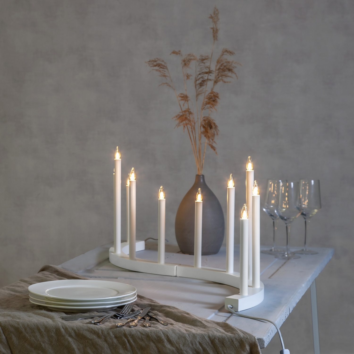 Adventsljusstake Star Trading Accent