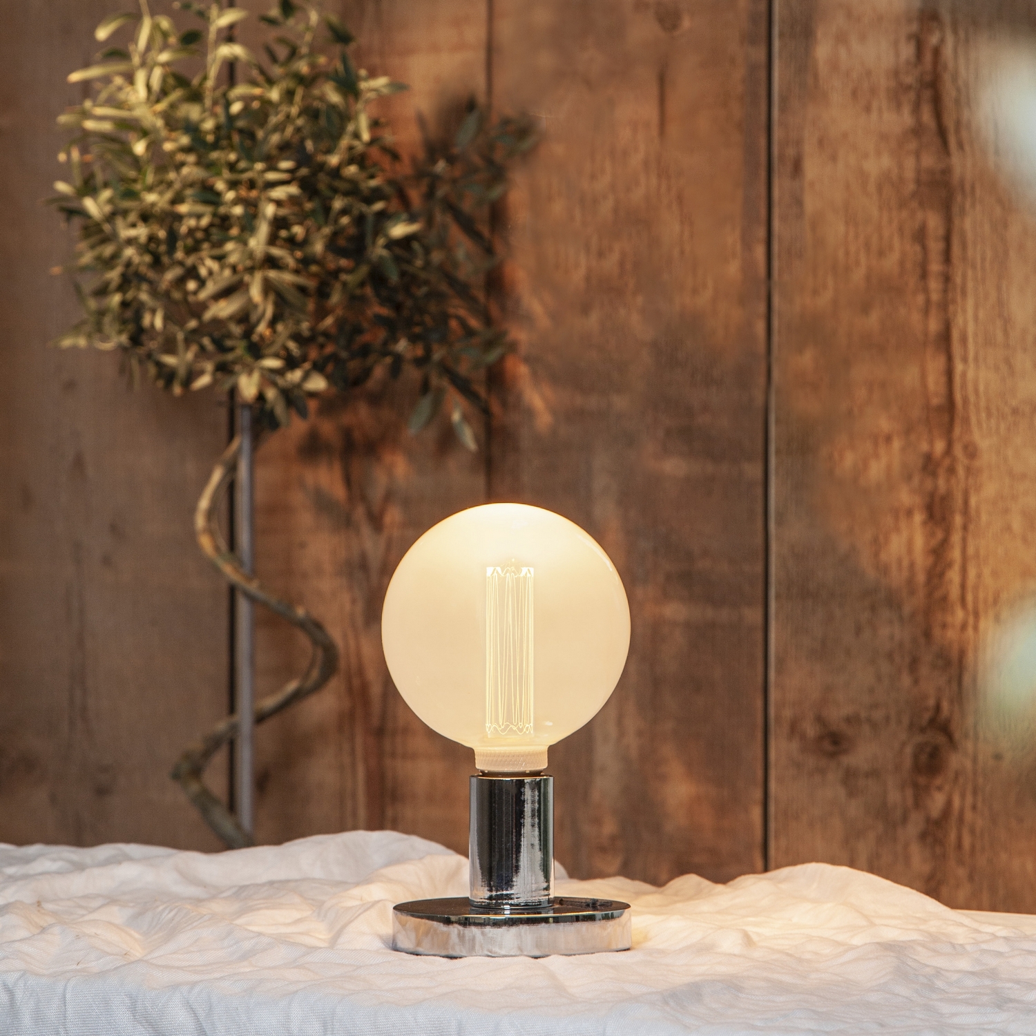 Ljuskälla Star Trading Decoled E27 G125 Pearl White