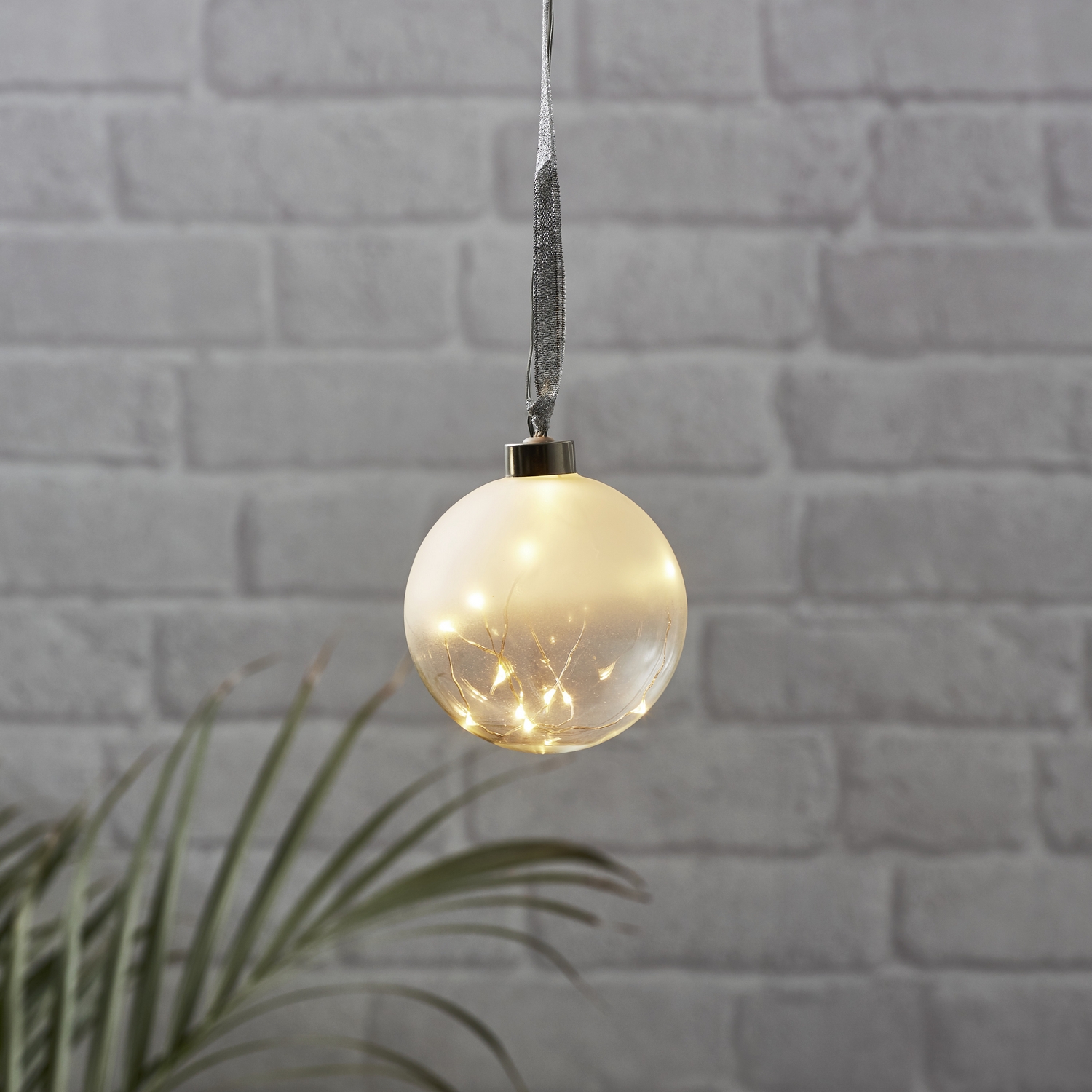 Glasdekoration Star Trading Glow Batteridriven