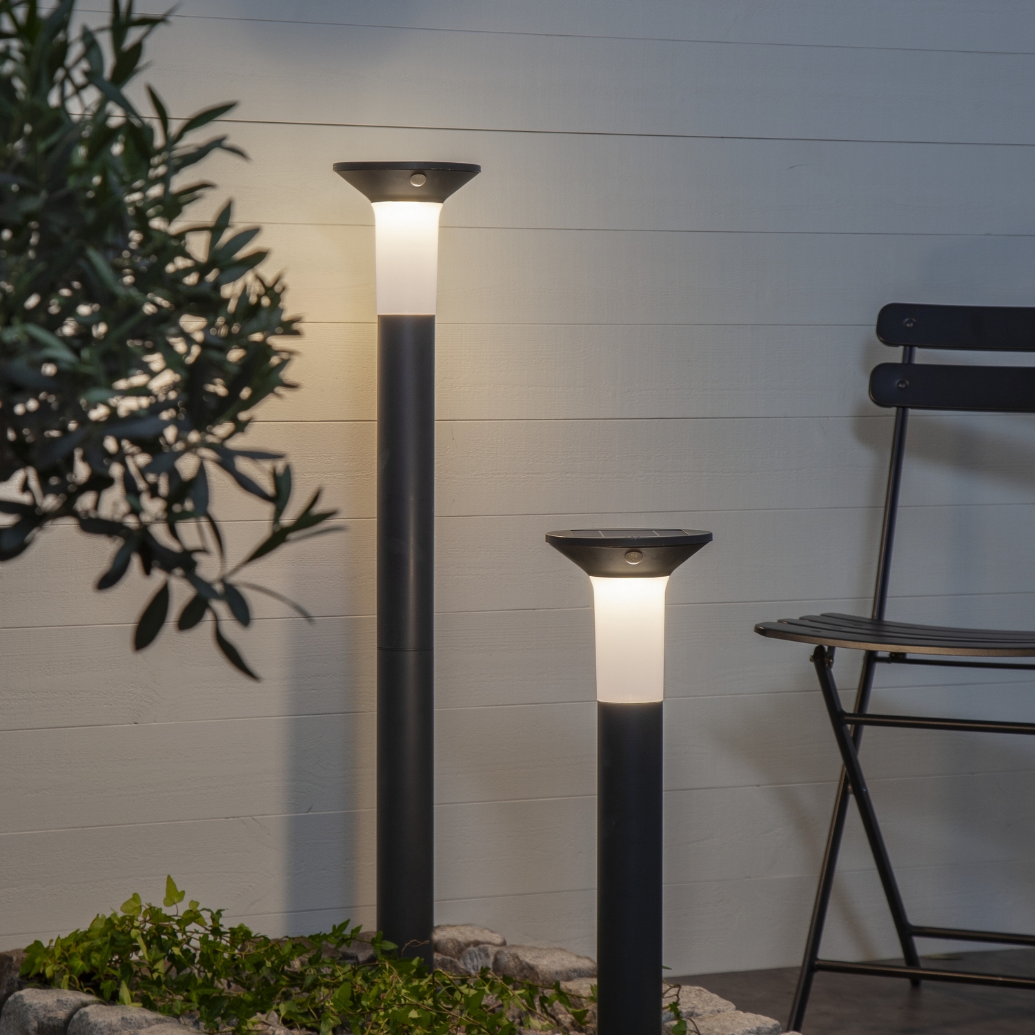 Solcells-pollare Star Trading Valta 400/15Lm Sensor MotionTwilight