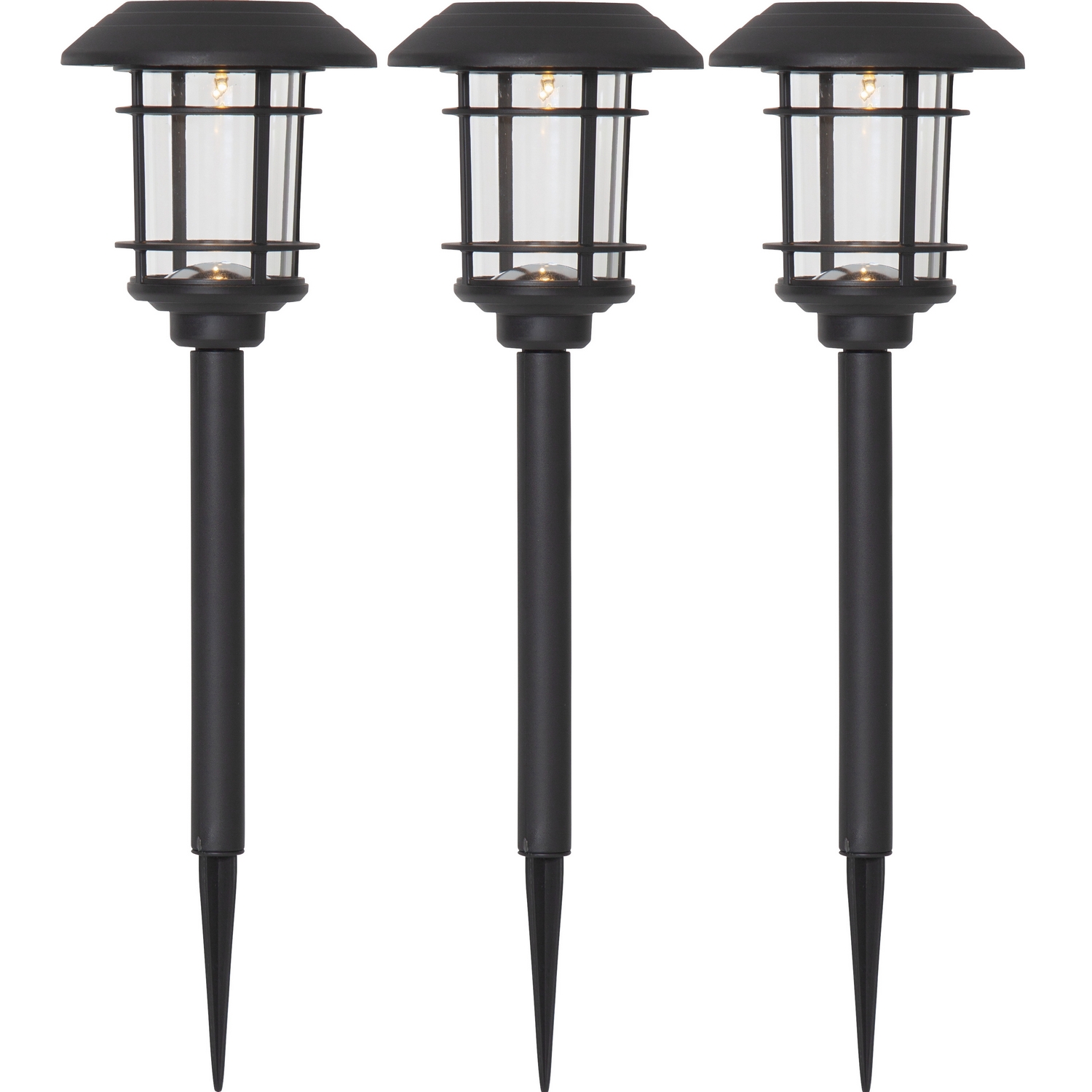 Solcells-pollare Star Trading Fride Twilight 3-pack