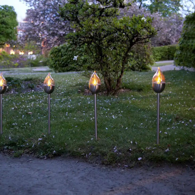 Solcells-pollare Star Trading Mini Olympus Twilight