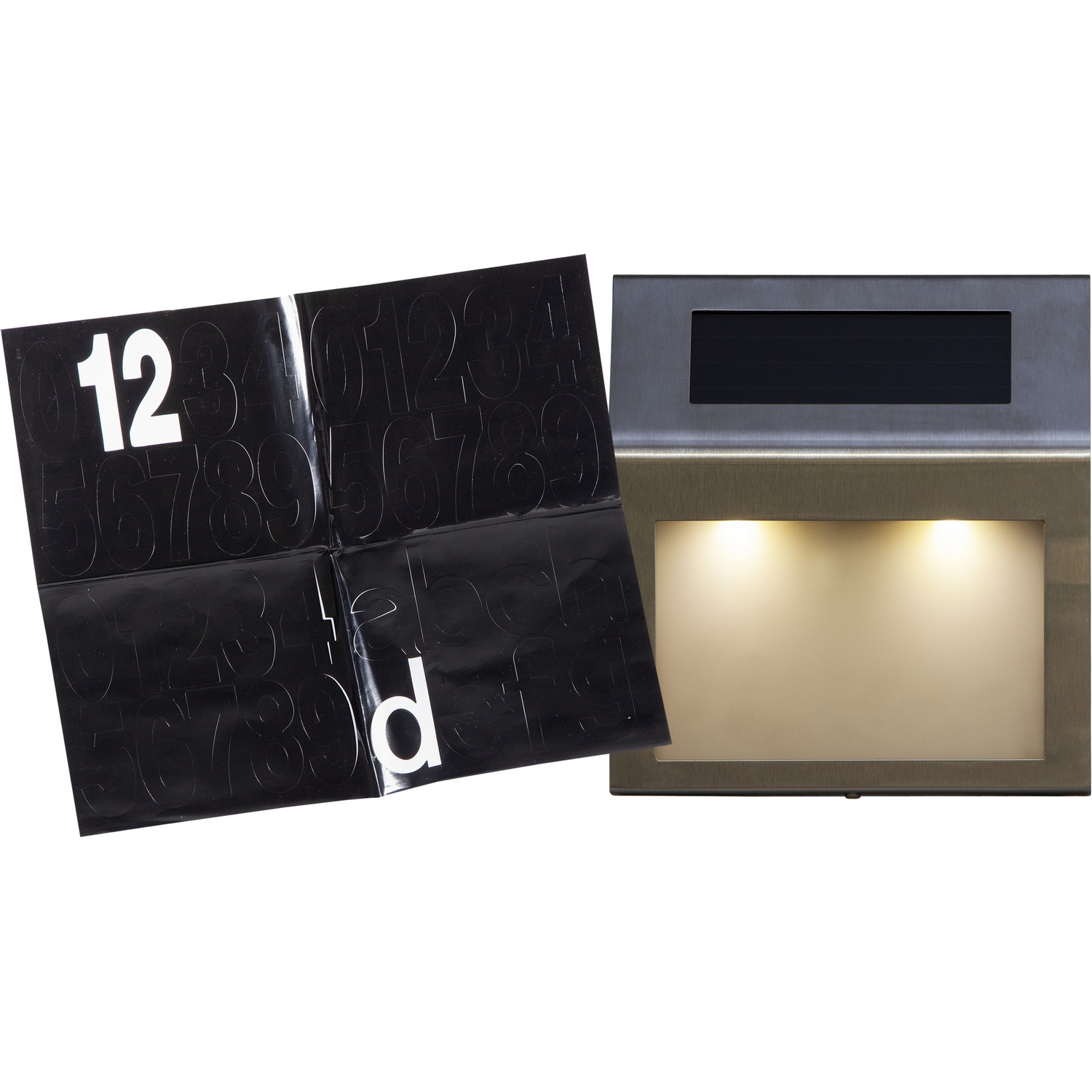 Solcells-vägglykta Star Trading Wally Twilight