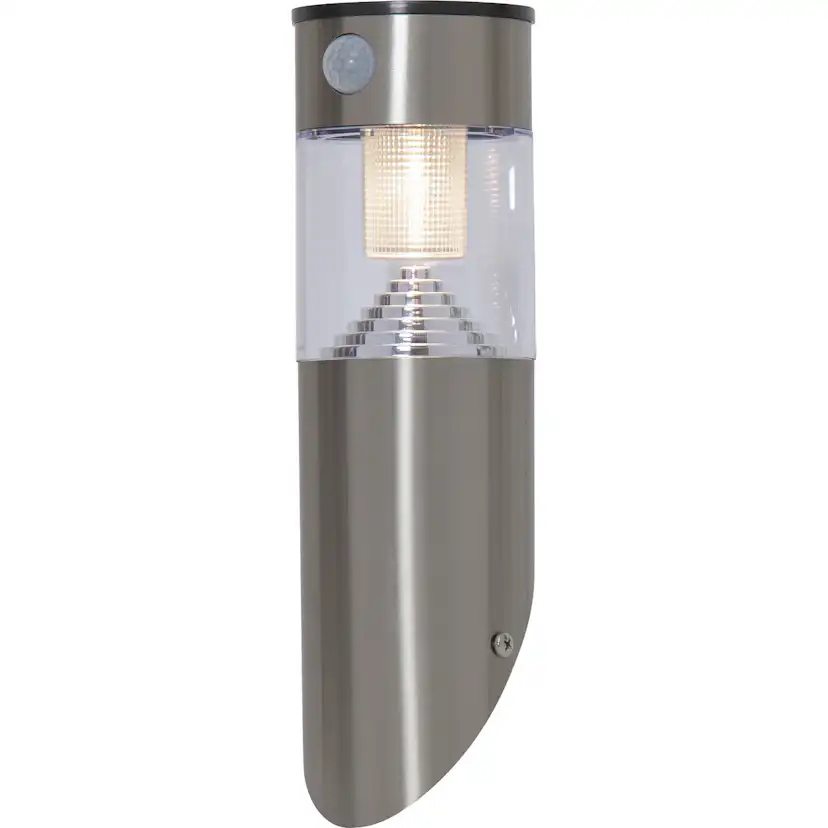 Solcells-vägglykta Star Trading Marbella Round 80/10Lm MotionTwilight