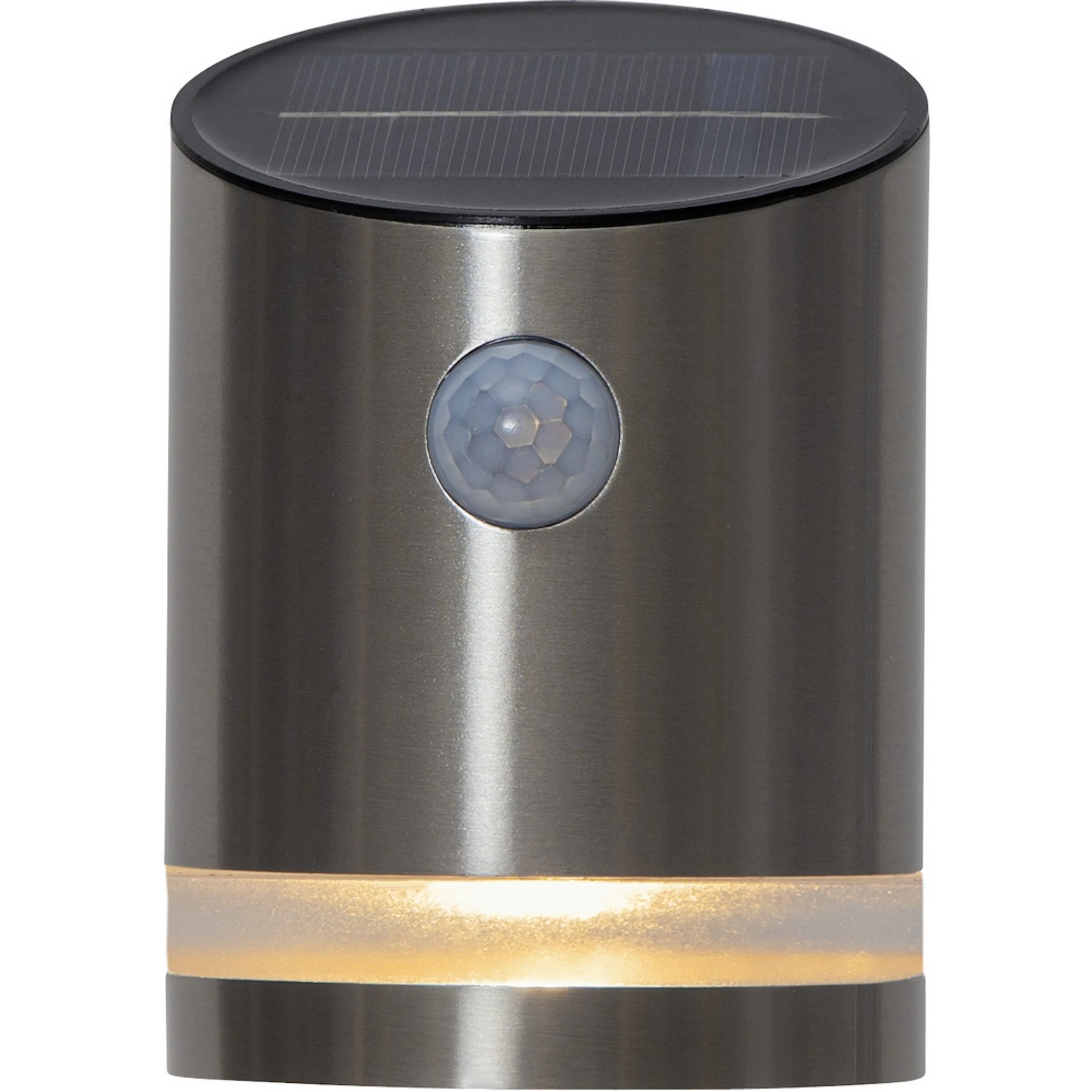 Solcells-vägglykta Star Trading Venicini 150/14 Lm St Steel MotionTwilight