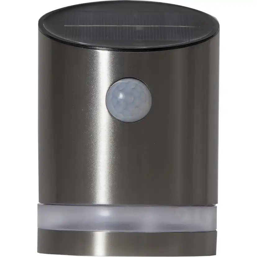 Solcells-vägglykta Star Trading Venicini 150/14 Lm St Steel MotionTwilight