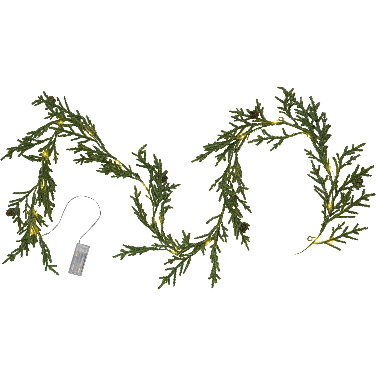 Grangirlang Star Trading Lummer Girlang i Grön, 180 cm