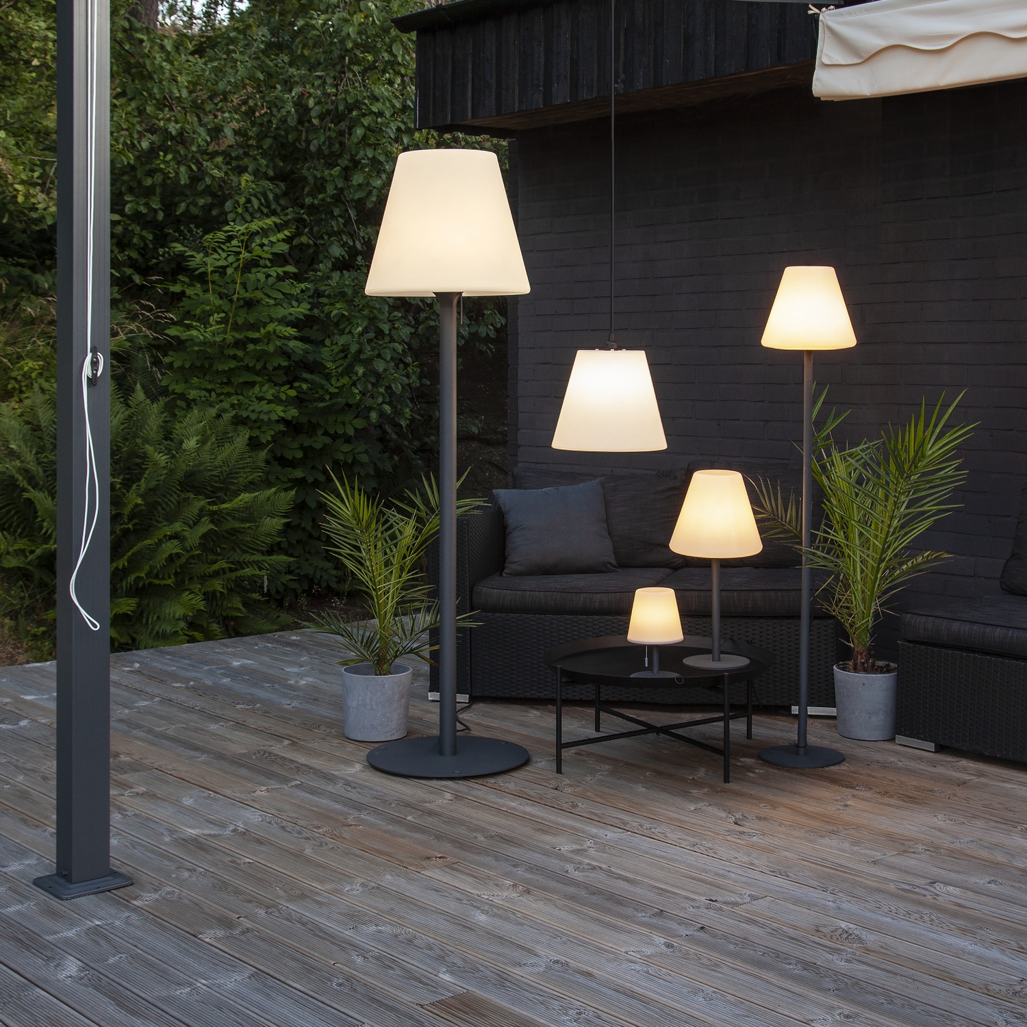 Golvlampa Star Trading GardenLight Kreta 804-00