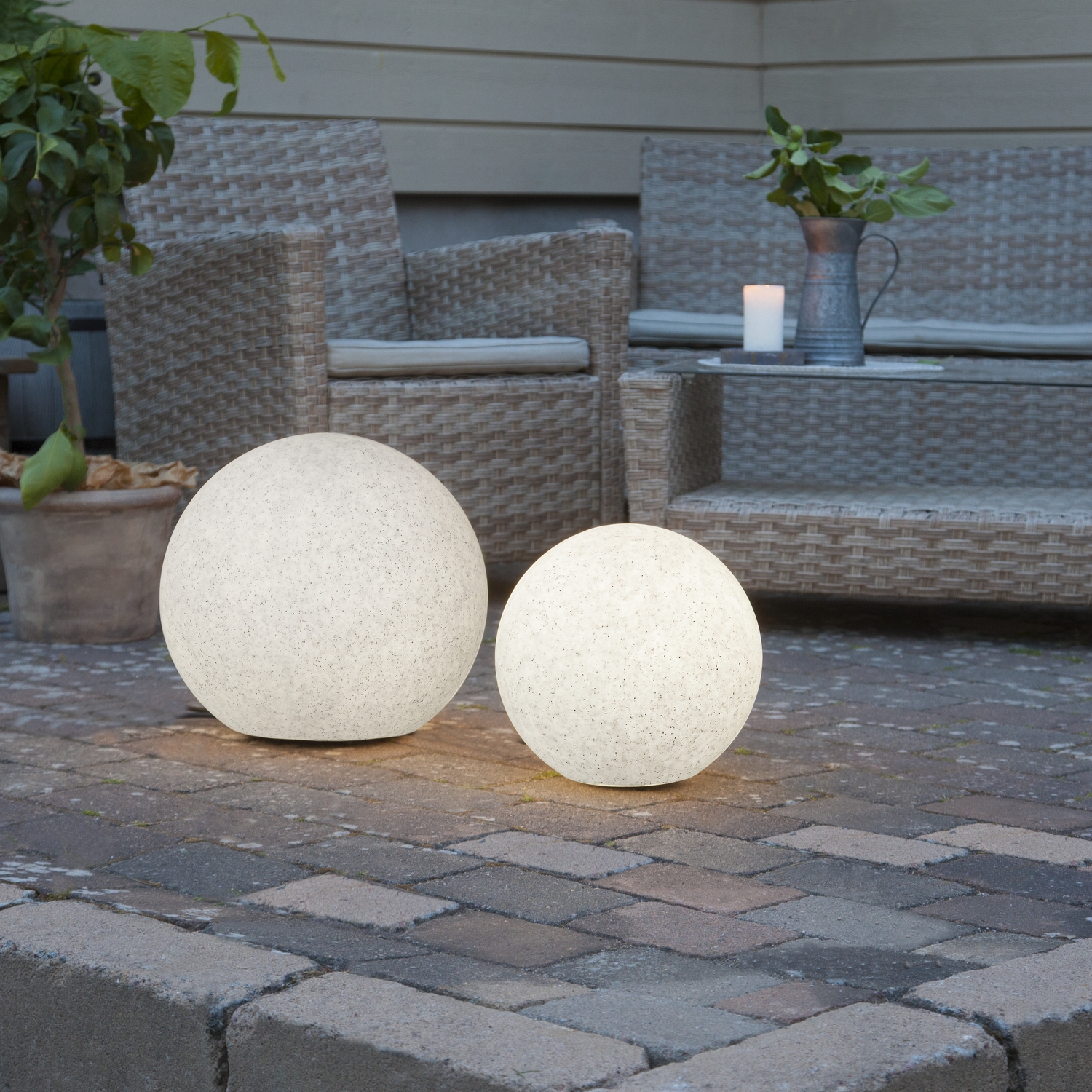 Utomhusdekoration Star Trading GardenLight Stone